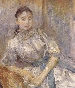 Berthe Morisot The girl on the bench Spain oil painting artist